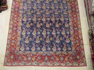 Esfahan boteh design wonderful colors and excellent condition all original Circa 1910-1920                     