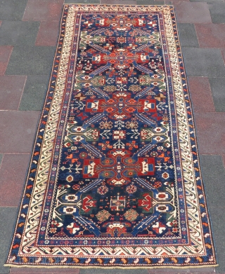 Antique Caucassian Zehkur rug wonderful colors and nice condition all original size 2,70x1,20 cm Circa 1880-1890                 