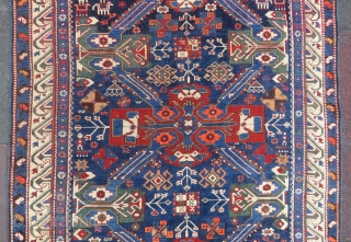 Antique Caucassian Zehkur rug wonderful colors and nice condition all original size 2,70x1,20 cm Circa 1880-1890                 