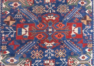 Antique Caucassian Zehkur rug wonderful colors and nice condition all original size 2,70x1,20 cm Circa 1880-1890                 