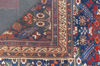 Antique Caucassian Zehkur rug wonderful colors and nice condition all original size 2,70x1,20 cm Circa 1880-1890                 