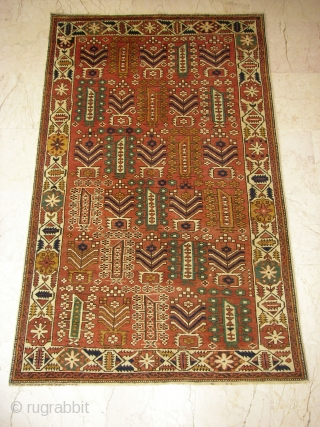 Antique Caucasian Shirvan wonderful colours and excellent condition all orginal size:1,90 X 1,17 cm ( 3''8 X 6''2 foot ) Circa 1900           