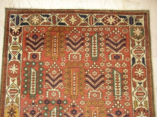 Antique Caucasian Shirvan wonderful colours and excellent condition all orginal size:1,90 X 1,17 cm ( 3''8 X 6''2 foot ) Circa 1900           