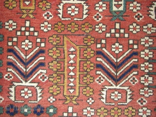 Antique Caucasian Shirvan wonderful colours and excellent condition all orginal size:1,90 X 1,17 cm ( 3''8 X 6''2 foot ) Circa 1900           