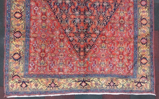 Antique Persian Bidikabat Gallerie Carpet wonderful colors and very nice condition all original size 5,10x2,10 cm ( 83 x 200 inches )  Circa 1900        