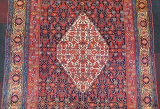 Antique Persian Bidikabat Gallerie Carpet wonderful colors and very nice condition all original size 5,10x2,10 cm ( 83 x 200 inches )  Circa 1900        