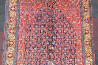 Antique Persian Bidikabat Gallerie Carpet wonderful colors and very nice condition all original size 5,10x2,10 cm ( 83 x 200 inches )  Circa 1900        
