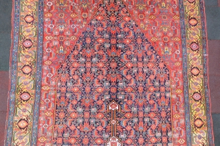 Antique Persian Bidikabat Gallerie Carpet wonderful colors and very nice condition all original size 5,10x2,10 cm ( 83 x 200 inches )  Circa 1900        