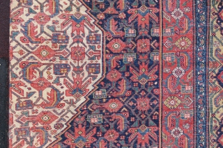 Antique Persian Bidikabat Gallerie Carpet wonderful colors and very nice condition all original size 5,10x2,10 cm ( 83 x 200 inches )  Circa 1900        