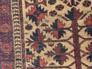 Antique Baluch Prayer rug part of silk nice long kilim and nice camel hair all nice.
İf you need any more information please contact sahcarpets@gmail.com or for Whatsapp +905358635050 
Thank you very much  ...