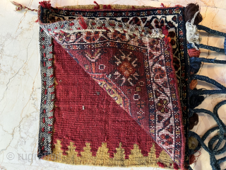 Antique Persian bag ( chanteh) nice colors and nice condition all original for collector item if you want to more information please contact us sahcarpets@gmail.com 
Thanks       