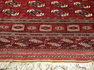 Antique  Turkoman silk weave  wonderful colours and very nice condition all orginal   Circa 1900               