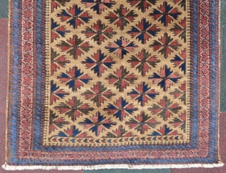 Baluch rug amazing camel hair and excellent condition all original size 1,70 x 94 cm Circa 1915                