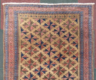 Baluch rug amazing camel hair and excellent condition all original size 1,70 x 94 cm Circa 1915                