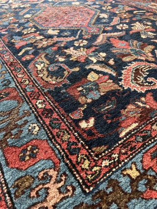 Old Ferhan Rug 4’3”x6’9” feet ( 1,30x2,04 cm) nice colors and nice conditions all original AVAILABLE if need any more information please contact DM - E-mail  sahcarpets@gmail.com  or WhatsApp +905358635050  ...
