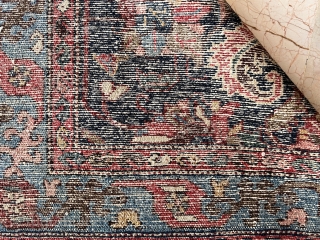 Old Ferhan Rug 4’3”x6’9” feet ( 1,30x2,04 cm) nice colors and nice conditions all original AVAILABLE if need any more information please contact DM - E-mail  sahcarpets@gmail.com  or WhatsApp +905358635050  ...