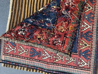 Old Shahsaven bagface nice colors and excellent condition all original circa 1880-1890 AVAILABLE if need any more information please contact DM - E-mail  sahcarpets@gmail.com  or WhatsApp +905358635050 
Thank you very  ...