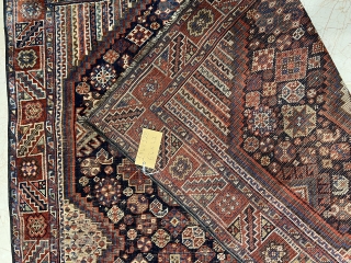 Antique Khamseh rug 
if you need any more information please contact e-mail sahcarpet@gmail.com or Whatsapp +905358635050 
Thank you very much 
#khamsehrug #persiancarpets #handmaderug          