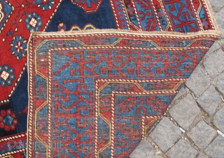 Caucasian Baku shirvan rug wonderful colors and very good condition all orginal size is 2,65x1,83 cm ( 104'' x 72'' inches ) Circa 1900         