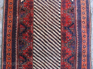 Antique Baluch runner rug wonderful colors and excellent condition all orginal Circa 1880                    