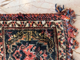 Old Afshar bag nice colors and very nice condition all original size 1”x1” feet (30x30 cm ) if any more information please contact mail sahcarpets@gmail.com or WhatsApp & Viber +905358635050 please contact  ...