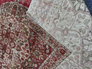 Decorative Old madallion locket carpet 9”x12’3” feet ( 2,74x3,75 cm ) nice colors and nice conditions all original AVAILABLE if need any more information please contact DM - E-mail  sahcarpets@gmail.com   ...