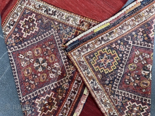 Old Qashgai bag faces pair nice colors and nice conditions all original AVAILABLE if need any more information please contact DM - E-mail  sahcarpets@gmail.com  or WhatsApp +905358635050 
Thank you very  ...