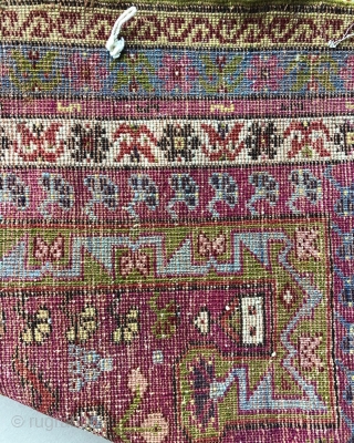 Antique prayer rug wonderful colors and very good condition all original AVAILABLE if need any more information please contact DM - E-mail  sahcarpets@gmail.com  or WhatsApp +905358635050 
Thank you very much  ...