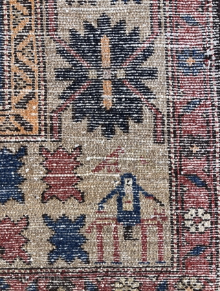 Old Persian Rug 4’11”x6’3” feet ( 1,50x1,90 cm ) very nice camel Hair border and nice conditions all original AVAILABLE if need any more information please contact E-mail  sahcarpets@gmail.com or WhatsApp  ...