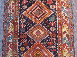 Antique Shirvan wonderful colours and very good condition all orginal  and very nice wool and pile and very fine work just we maked control size 2,75 X 1,32 cm Circa 1880  ...