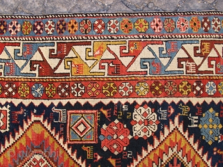 Antique Shirvan wonderful colours and very good condition all orginal  and very nice wool and pile and very fine work just we maked control size 2,75 X 1,32 cm Circa 1880  ...