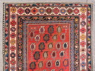 Caucasian Shirvan very nice colors and very good condition all original size: 1,95x1,26 cm Circa 1910                 