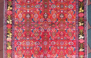 Karabagh Rug wonderful colors and excellent condition all original size 3,90x1,54 cm Circa 1900                   