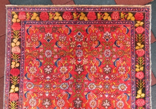 Karabagh Rug wonderful colors and excellent condition all original size 3,90x1,54 cm Circa 1900                   