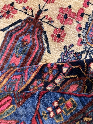 Old Persian rug 5”x6’5” feet ( 1,52x2,00 cm ) very nice colors and nice conditions all original AVAILABLE if need any more information please contact DM - E-mail  sahcarpets@gmail.com  
Thank  ...