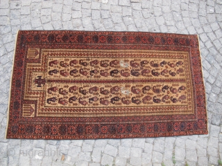 Baluch rug wonderful colours and excellent condition all orginal size: 2,00 X 1,12 cm Circa 1900                 