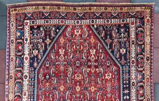 Qashgai Kashguly wonderful colors and very nice condition all original Size 2,54x1,75 cm Circa 1900                  