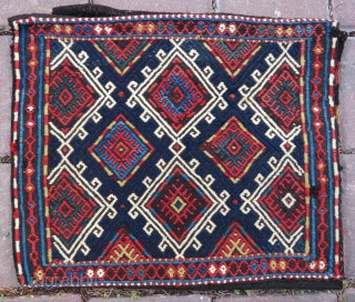 Antique caucasian Verneh technic chanteh all vegetable colors and excellent condition all original Circa 1890                  