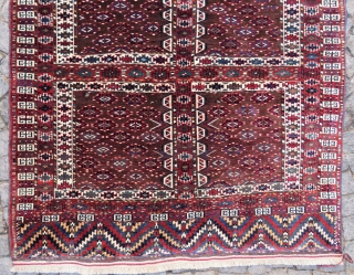 Yurkoman for Tente engsi rug wonderful colors and excellent condition all original size 1,63x1,45 cm and Circa 1910-1920               