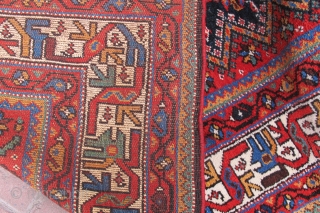 Antique Malayer carpet 19. century very nice condition , wonderful colours size: 1,40 X 1,96 cm                 