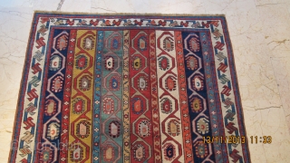 Antique Genge Kasak Shal design all orginal size ''91 X 46 inches 2,32 x 1,17 cm Since 1890 
Sold Thanks             