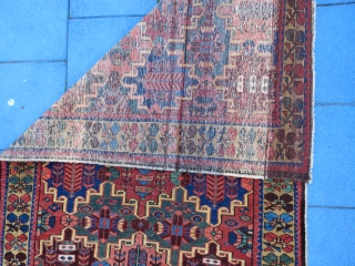 Antique Bahtiar rug very nice colors and nice condition all original size 2,03x1,30 cm 6'6''x4'3'' feet Circa 1900               