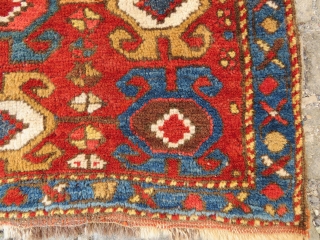 Antique Kurdish bagface wonderful colors and excellent condition all original Wool and Wool size :54x42 cm Circa 1900               