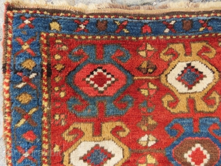 Antique Kurdish bagface wonderful colors and excellent condition all original Wool and Wool size :54x42 cm Circa 1900               