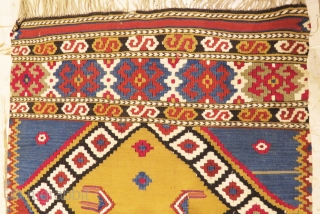 Antique Manastir Kilim wonderful colors and excellent condition all original size 1.10x70 cm circa 1890-1900                  