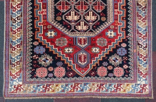 Antique Ahirvan rug wonderful colors and excellent condition all original size 2,00x1,26 cm Circa 1900                  