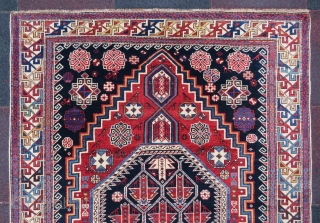 Antique Ahirvan rug wonderful colors and excellent condition all original size 2,00x1,26 cm Circa 1900                  