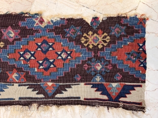 Antique Adana kilim fragment very nice colors all original AVAILABLE if need any more information please contact DM - E-mail  sahcarpets@gmail.com  
Thank you very much #ottomanneo 
 #kubarugs
#mutedcolor 
#antiqueruglove
#antiquerugshop
#antiquecarpet
#antiquecarpets
#silkrug #vintagerug  ...