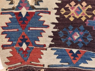 Antique Adana kilim fragment very nice colors all original AVAILABLE if need any more information please contact DM - E-mail  sahcarpets@gmail.com  
Thank you very much #ottomanneo 
 #kubarugs
#mutedcolor 
#antiqueruglove
#antiquerugshop
#antiquecarpet
#antiquecarpets
#silkrug #vintagerug  ...