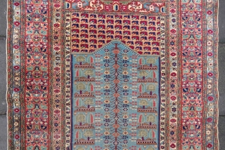 Anatolian Kirshehir prayer rug wonderful colors and very nice condition all iriginal size 1,67 x 1,20 cm Circa 1920              